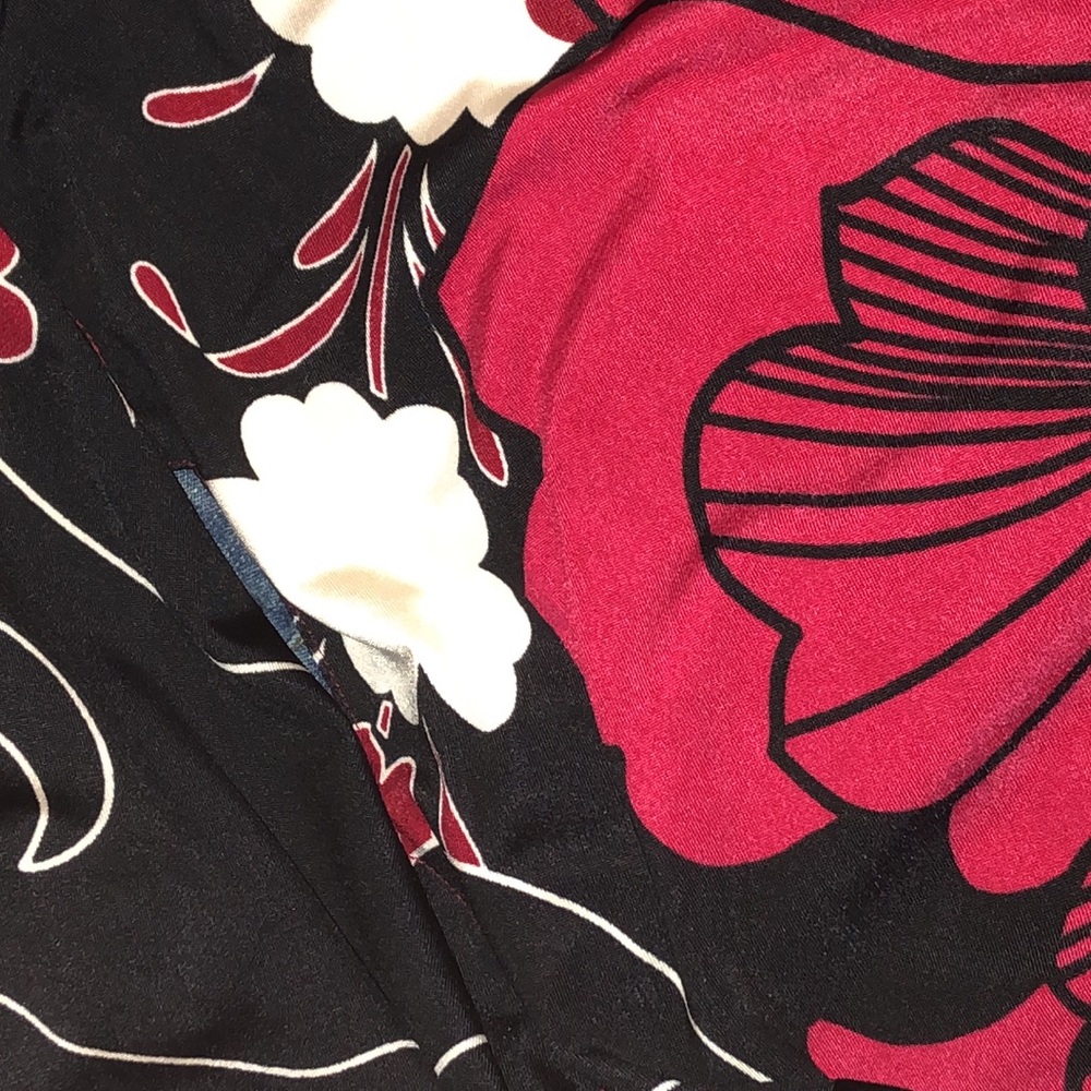 NWT  Baby Phat Y2K Red floral Flower mini Tunic Dress S Small - Picture 12 of 13